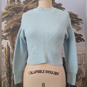 Light blue knit sweater